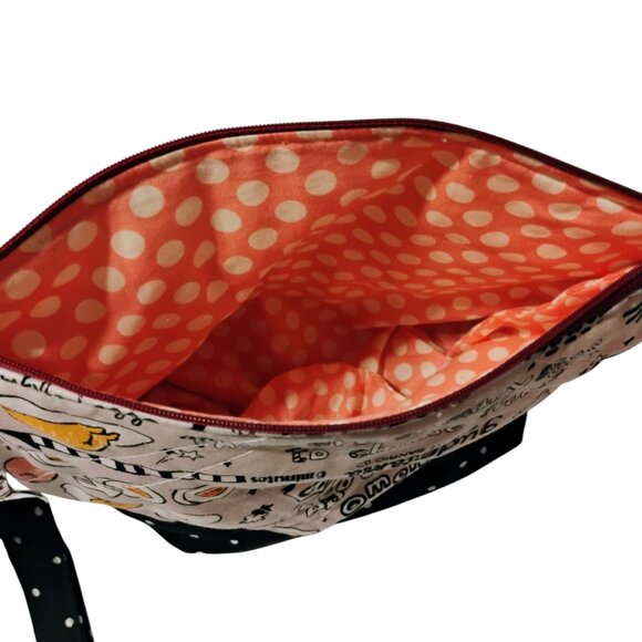 Gudetama Bag Large 10"x12"x5" Quilted Fabric Cosmetic Pouch Lunch Bag Projects - Picture 7 of 8